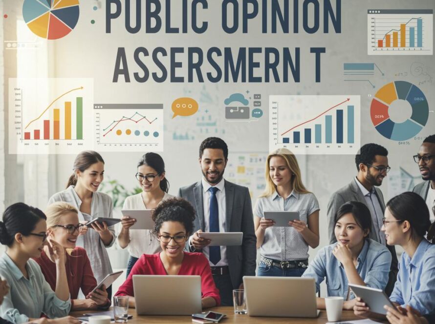 Create a featured image for a post about: Public opinion assessment