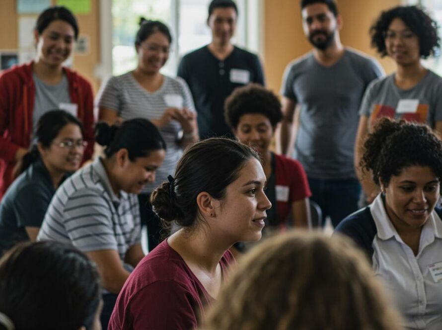 Create a featured image for a post about: Social program evaluation