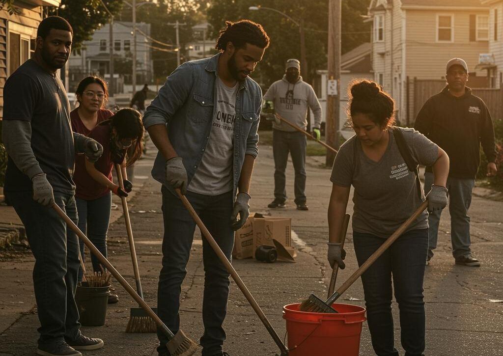 Create a featured image for a post about: Community organizing guide