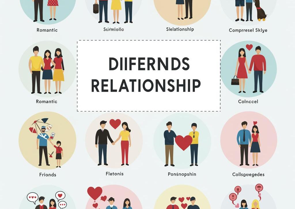 Create a featured image for a post about: Relationship type comparison