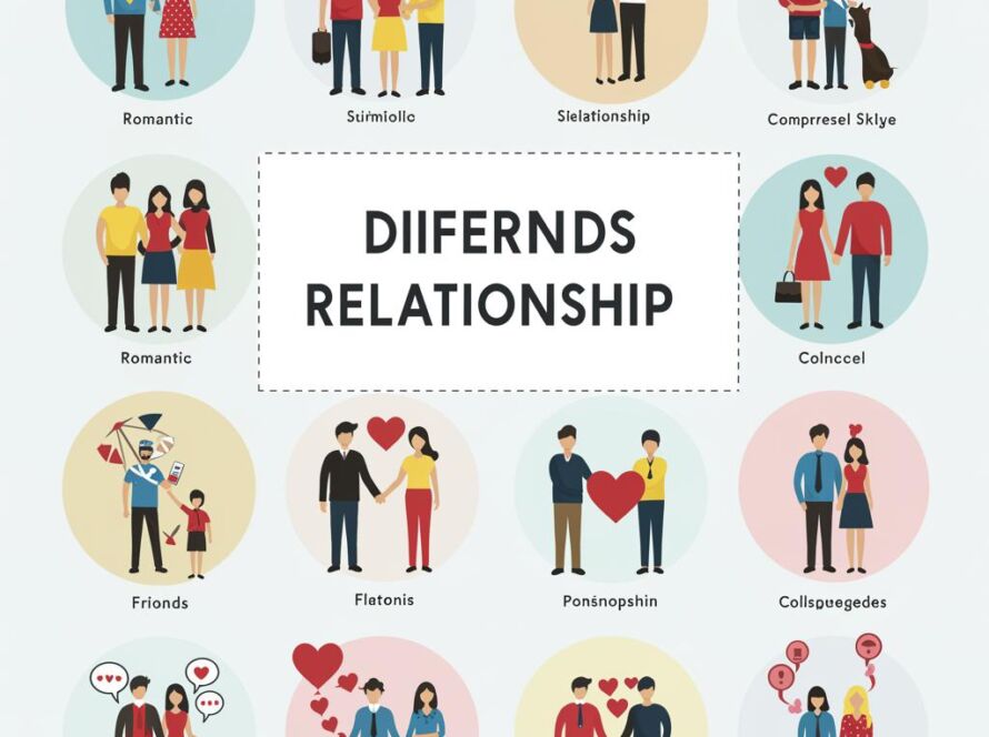 Create a featured image for a post about: Relationship type comparison