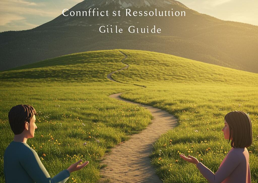 Create a featured image for a post about: Conflict resolution guide