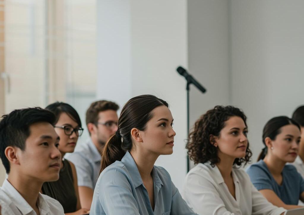 Create a featured image for a post about: Effective listening techniques