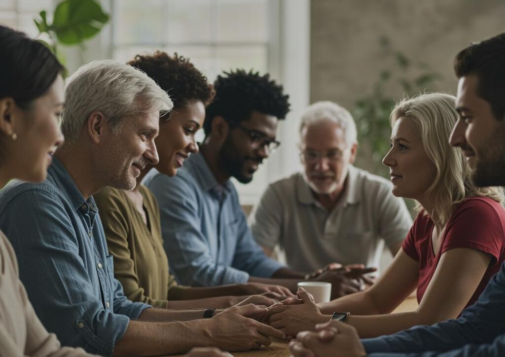 Create a featured image for a post about: Compassionate communication