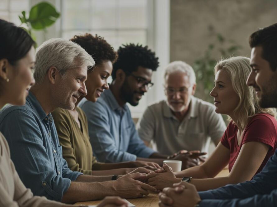 Create a featured image for a post about: Compassionate communication