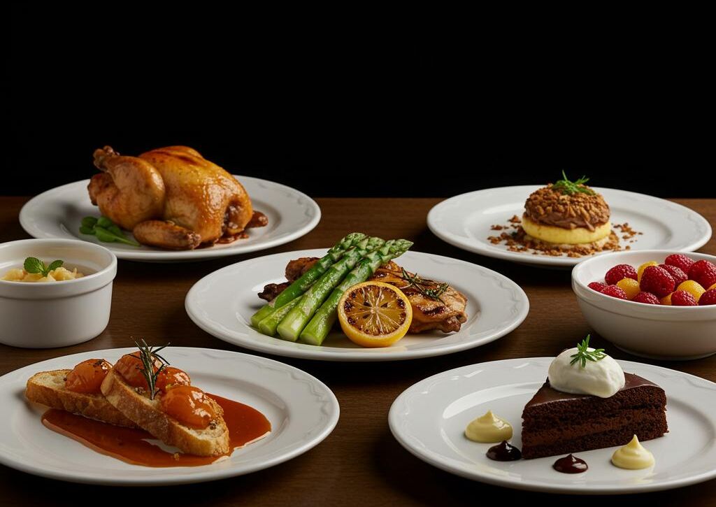 Create a featured image for a post about: Food pairing principles