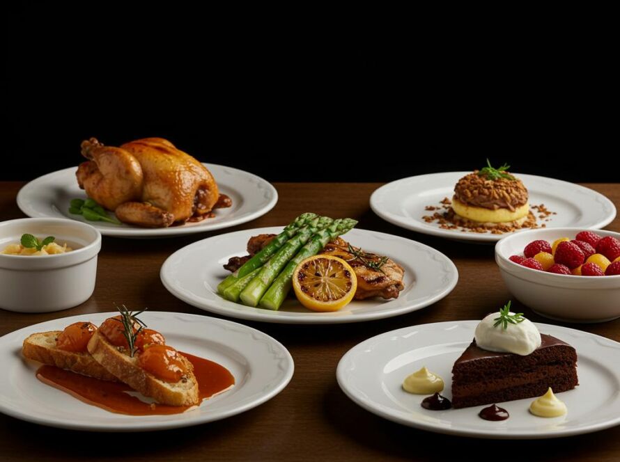 Create a featured image for a post about: Food pairing principles