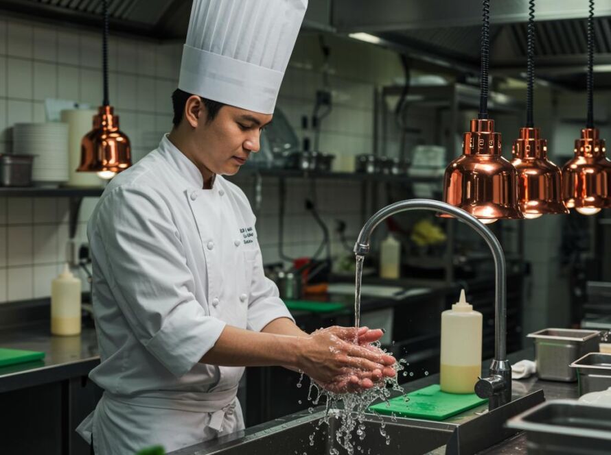 Create a featured image for a post about: Food safety protocol