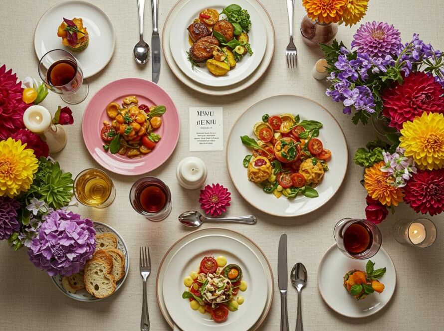 Create a featured image for a post about: Special occasion menu planning