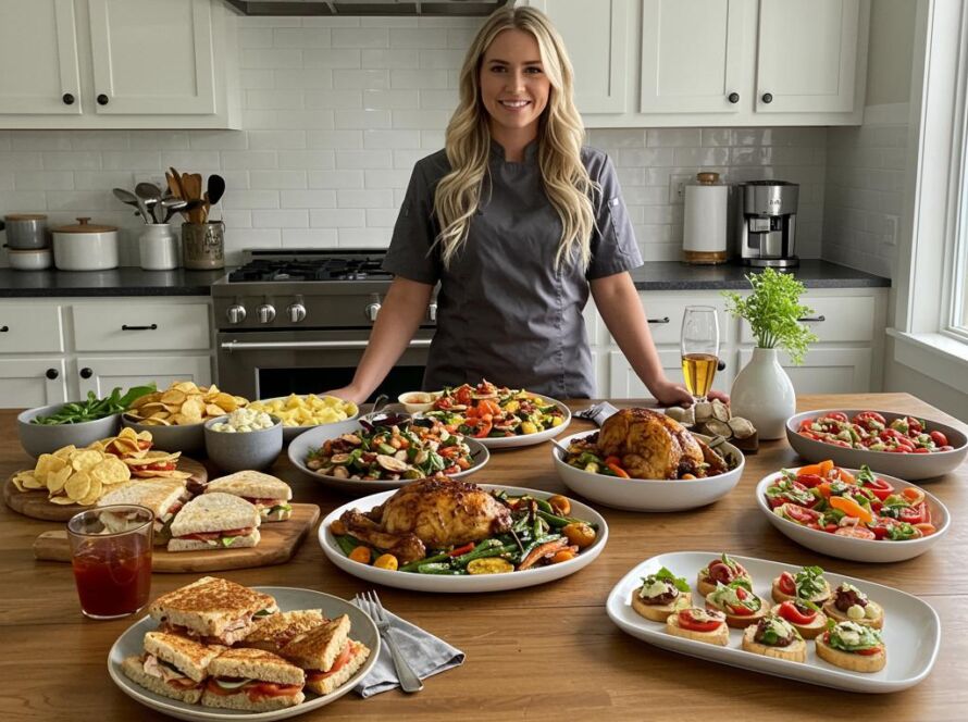 Create a featured image for a post about: Cooking for different group sizes