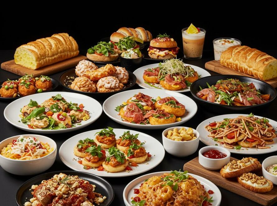 Create a featured image for a post about: Food trend analysis