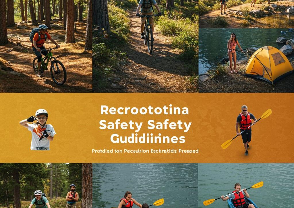 Create a featured image for a post about: Recreational safety guidelines