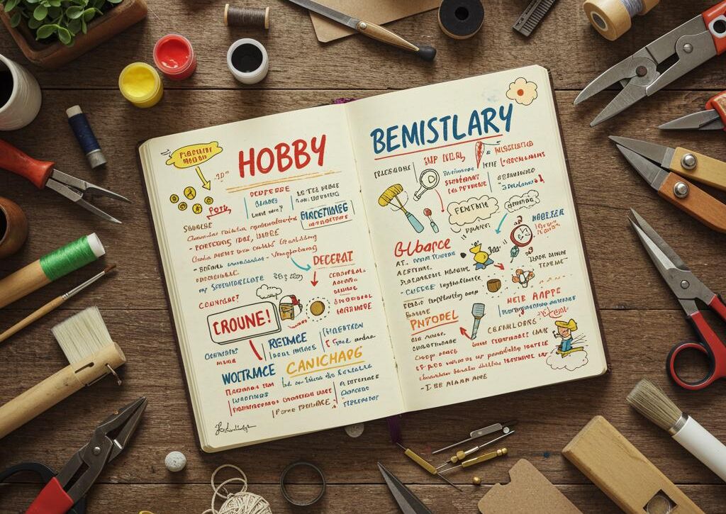 Create a featured image for a post about: Hobby terminology glossary