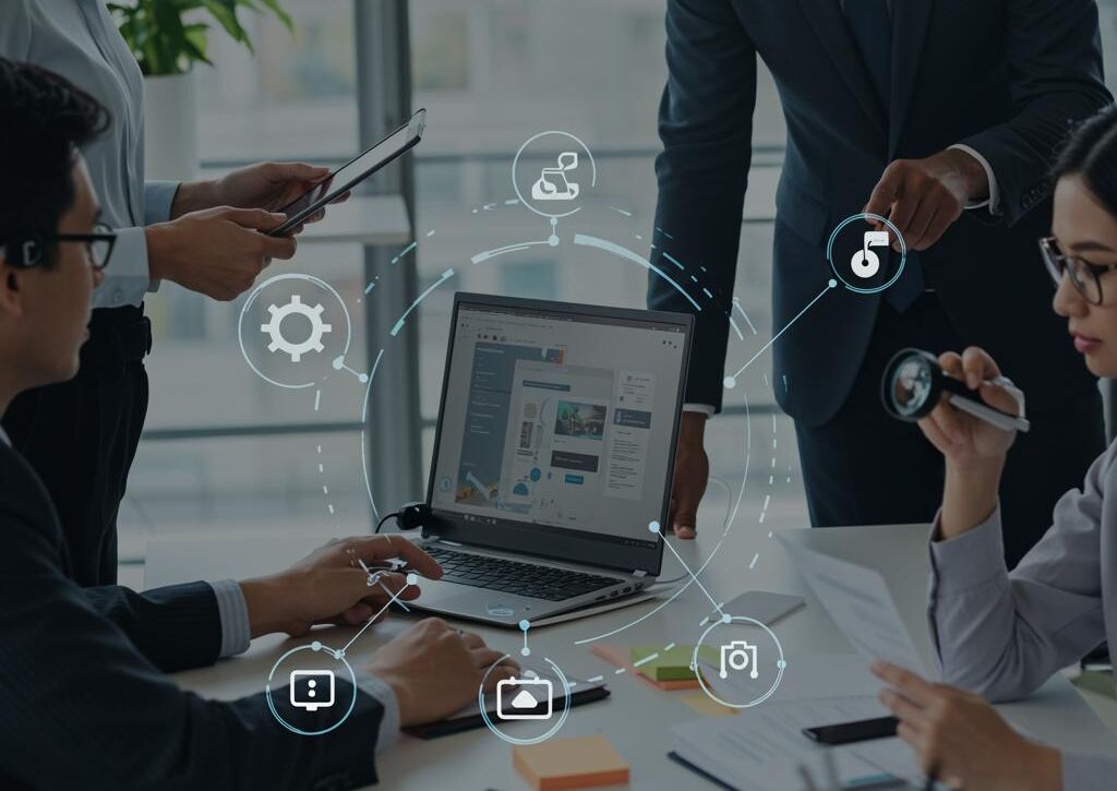Create a featured image for a post about: Technology accessibility guide