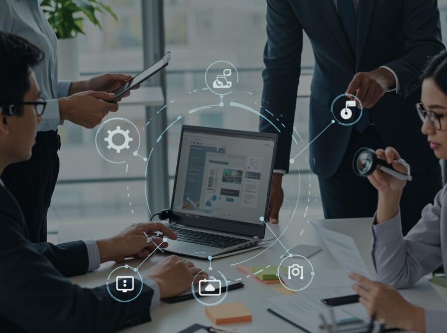 Create a featured image for a post about: Technology accessibility guide