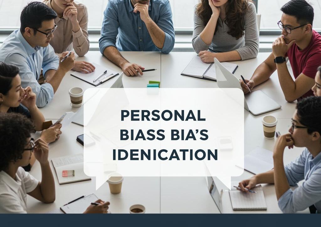 Create a featured image for a post about: Personal bias identification