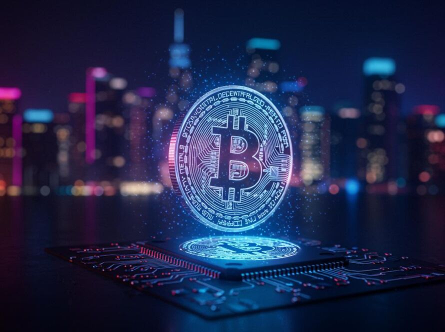 Create a featured image for a post about: Cryptocurrency explanation