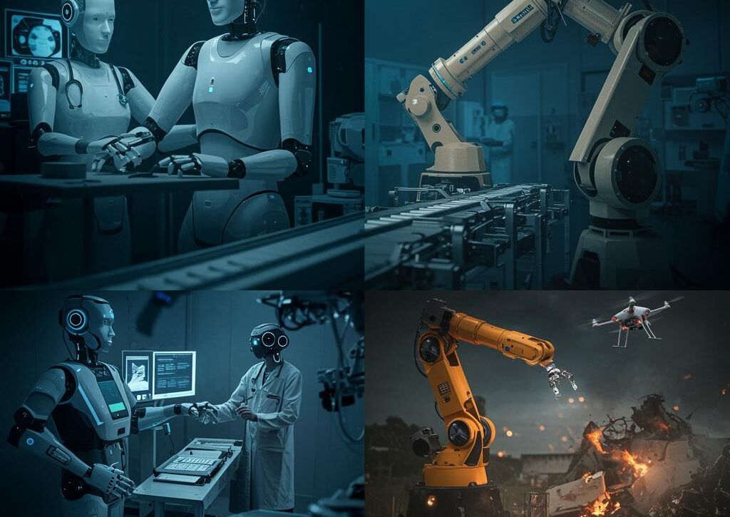 Create a featured image for a post about: Robotics technology overview