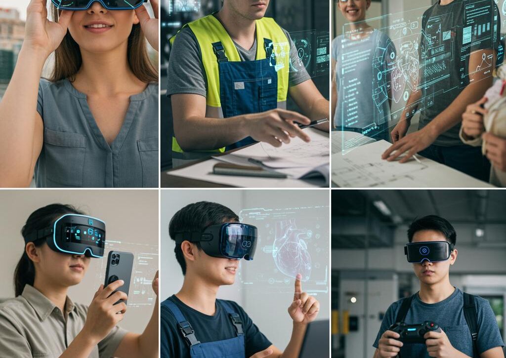 Create a featured image for a post about: Augmented reality use cases