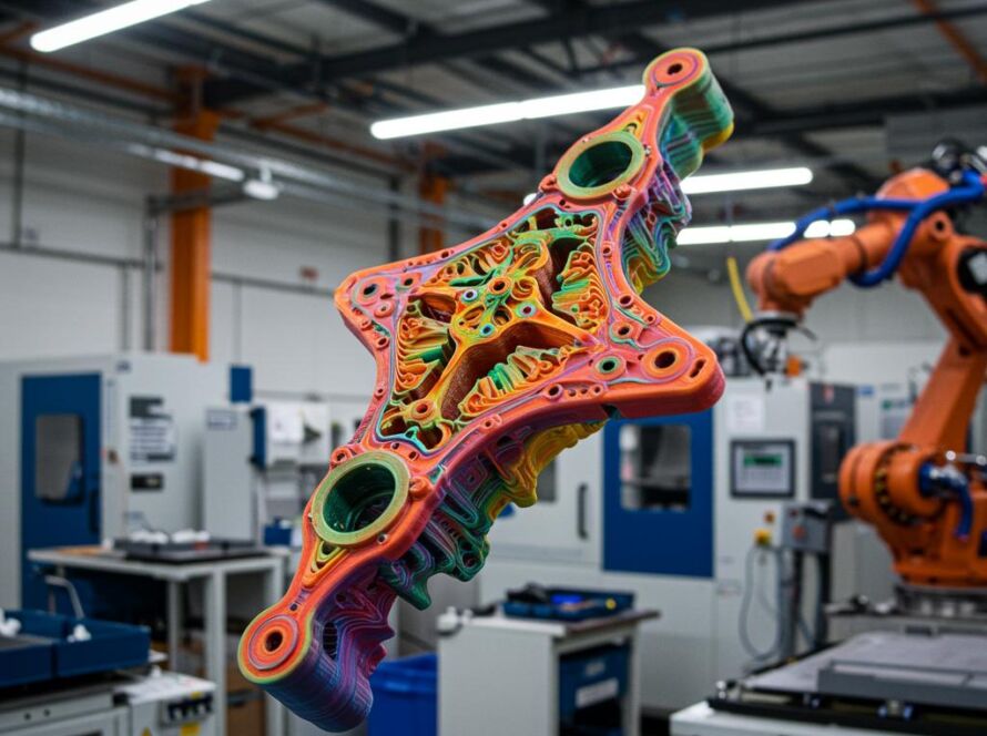 Create a featured image for a post about: Advanced manufacturing techniques