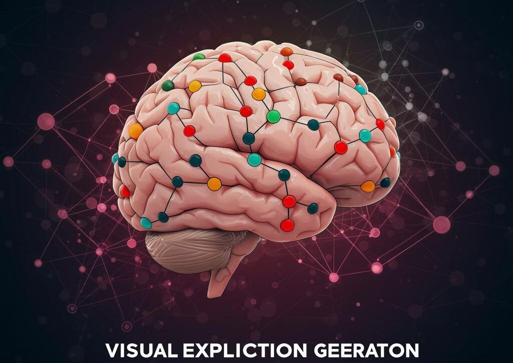 Create a featured image for a post about: Visual explanation generator concept clarification
