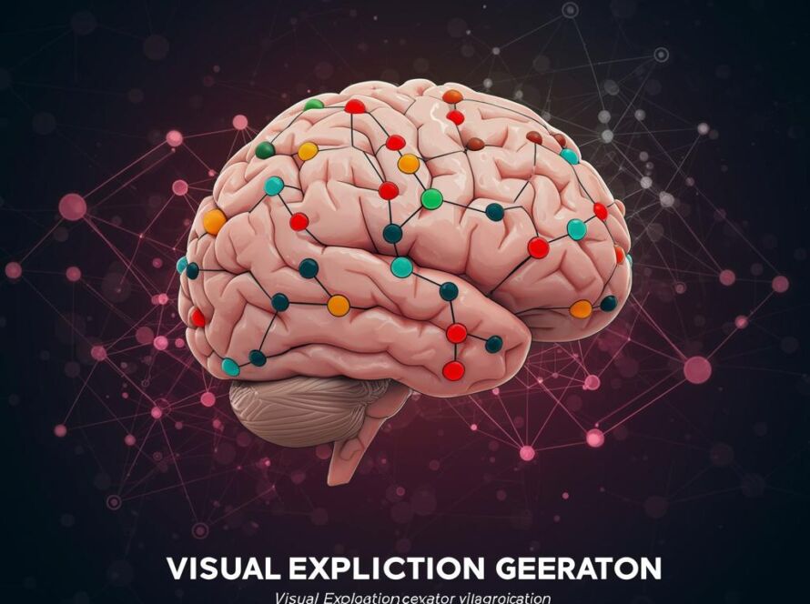 Create a featured image for a post about: Visual explanation generator concept clarification