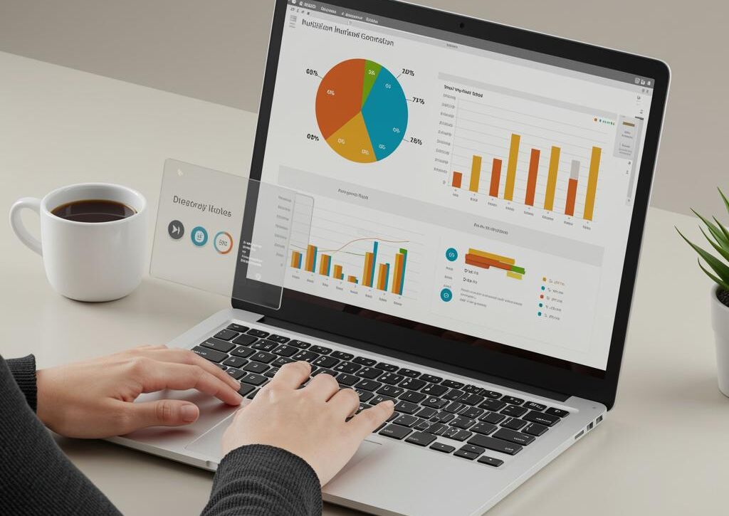 Create a featured image for a post about: Nutritional information generator dietary visualization