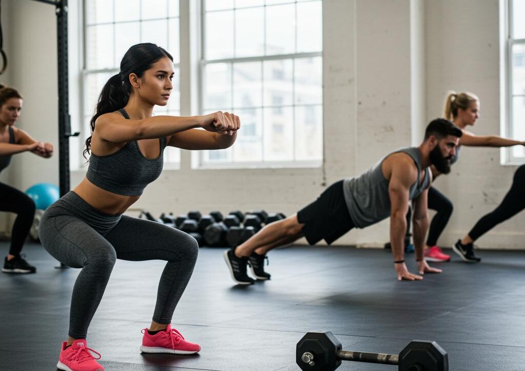 Create a featured image for a post about: Exercise demonstration generator proper form