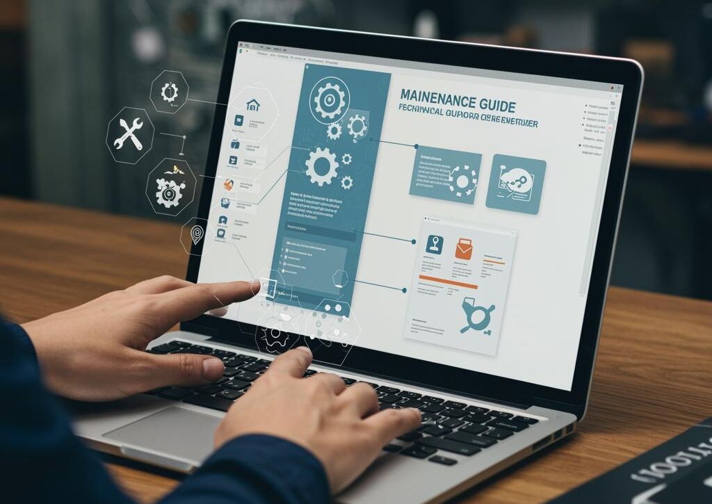 Create a featured image for a post about: Maintenance guide generator technical procedures