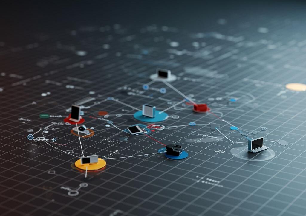 Create a featured image for a post about: Product ecosystem generator compatibility visualization