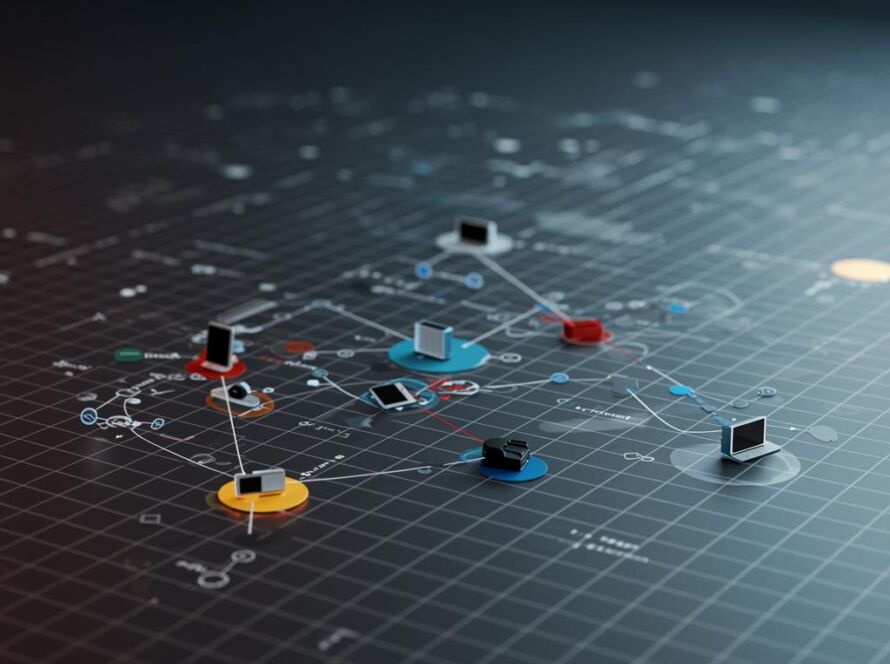 Create a featured image for a post about: Product ecosystem generator compatibility visualization