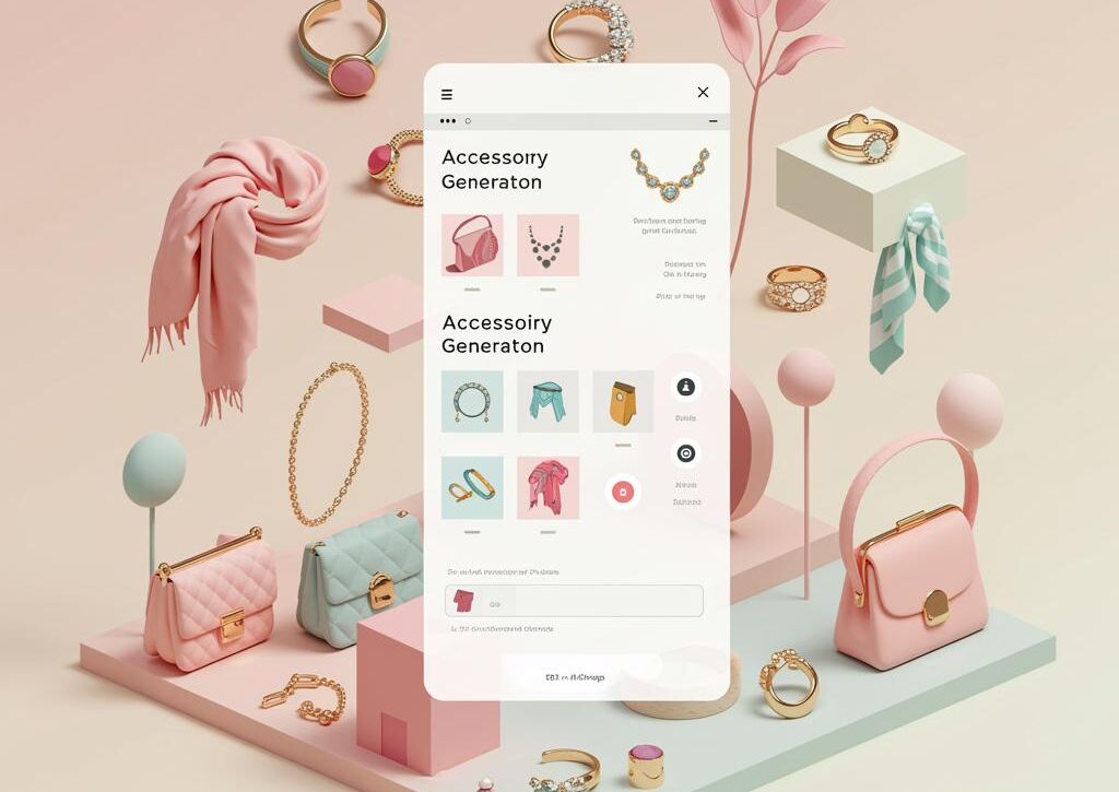 Create a featured image for a post about: Accessory design generator complementary styling