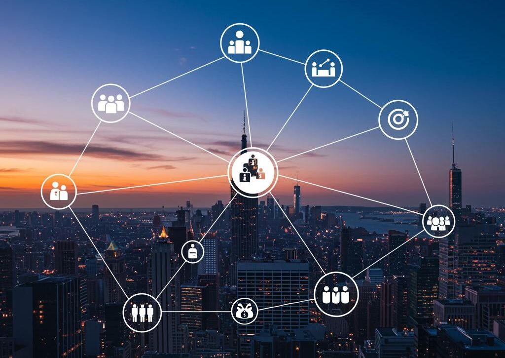 Create a featured image for a post about: Merger and acquisition generator unified identity