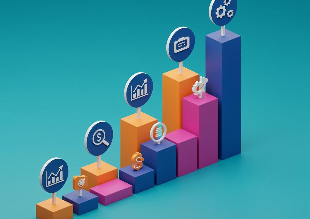 Create a featured image for a post about: Company milestone generator achievement visualization