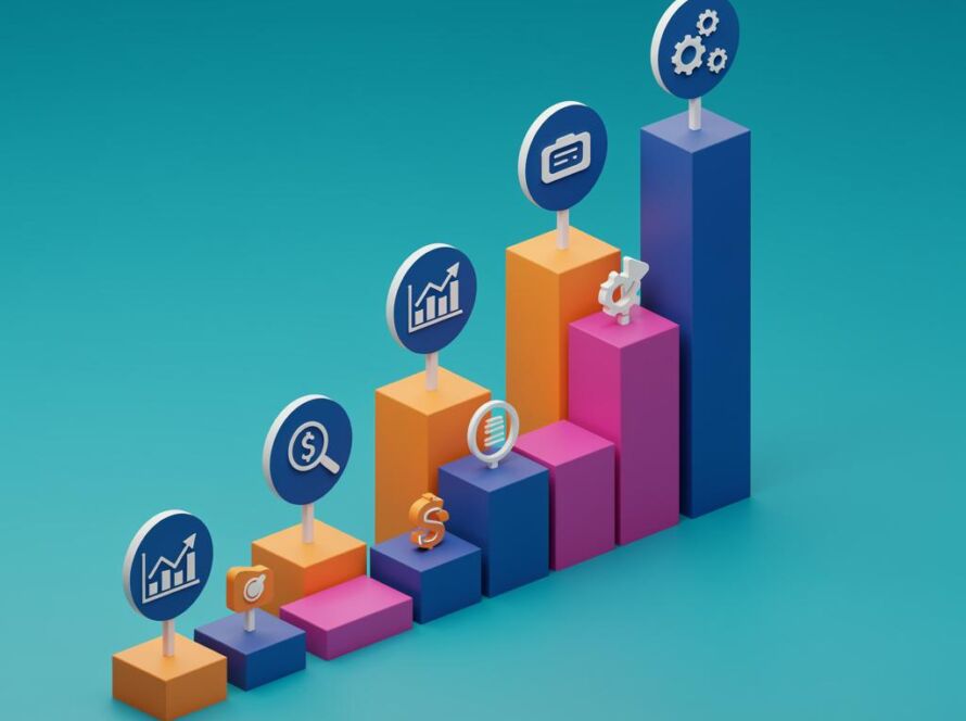 Create a featured image for a post about: Company milestone generator achievement visualization