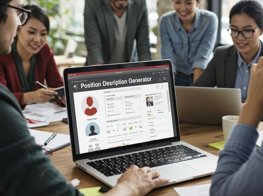 Create a featured image for a post about: Position description generator role clarification