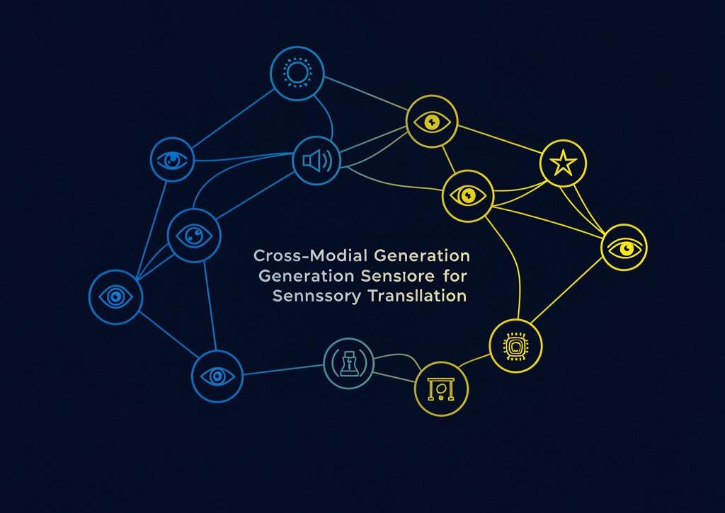 Create a featured image for a post about: Cross-modal generator sensory translation