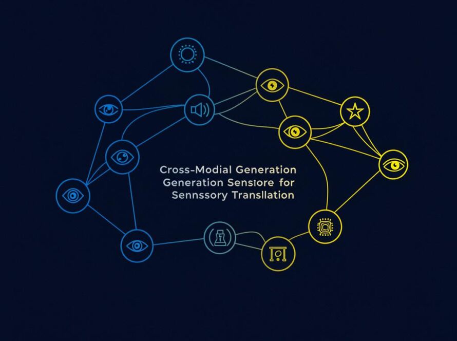 Create a featured image for a post about: Cross-modal generator sensory translation