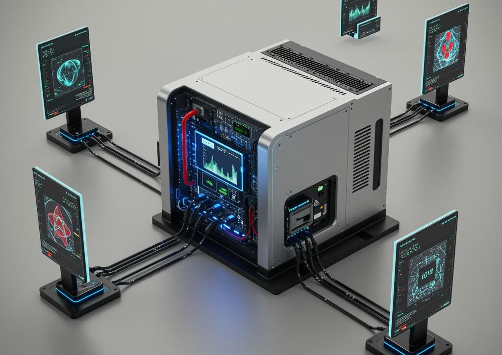 Create a featured image for a post about: Hybrid generator multiple model integration