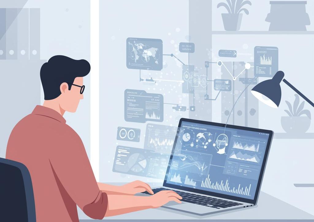 Create a featured image for a post about: Context-aware generator situational awareness
