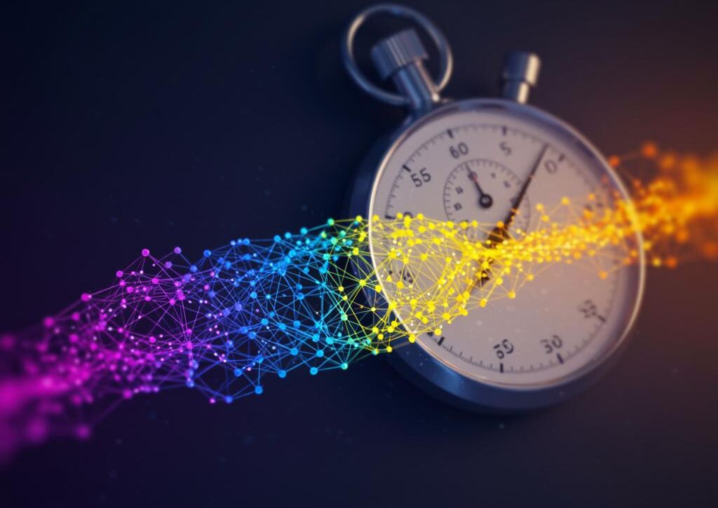 Create a featured image for a post about: Image generation latency reduction techniques