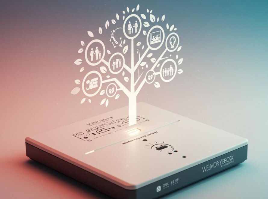 Create a featured image for a post about: Memory preservation generator personal history