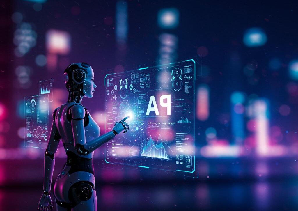 Create a featured image for a post about: AI Tools