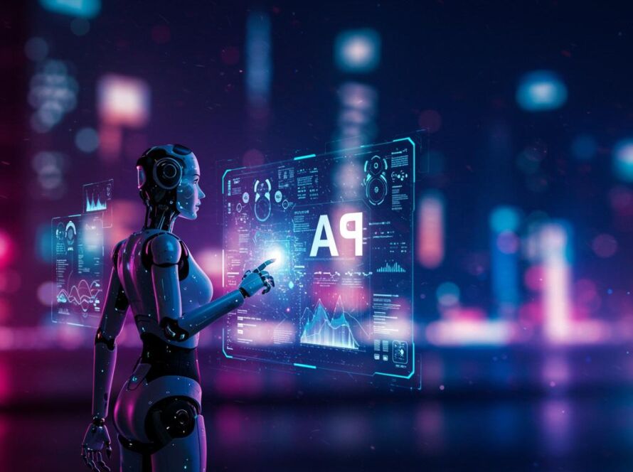 Create a featured image for a post about: AI Tools