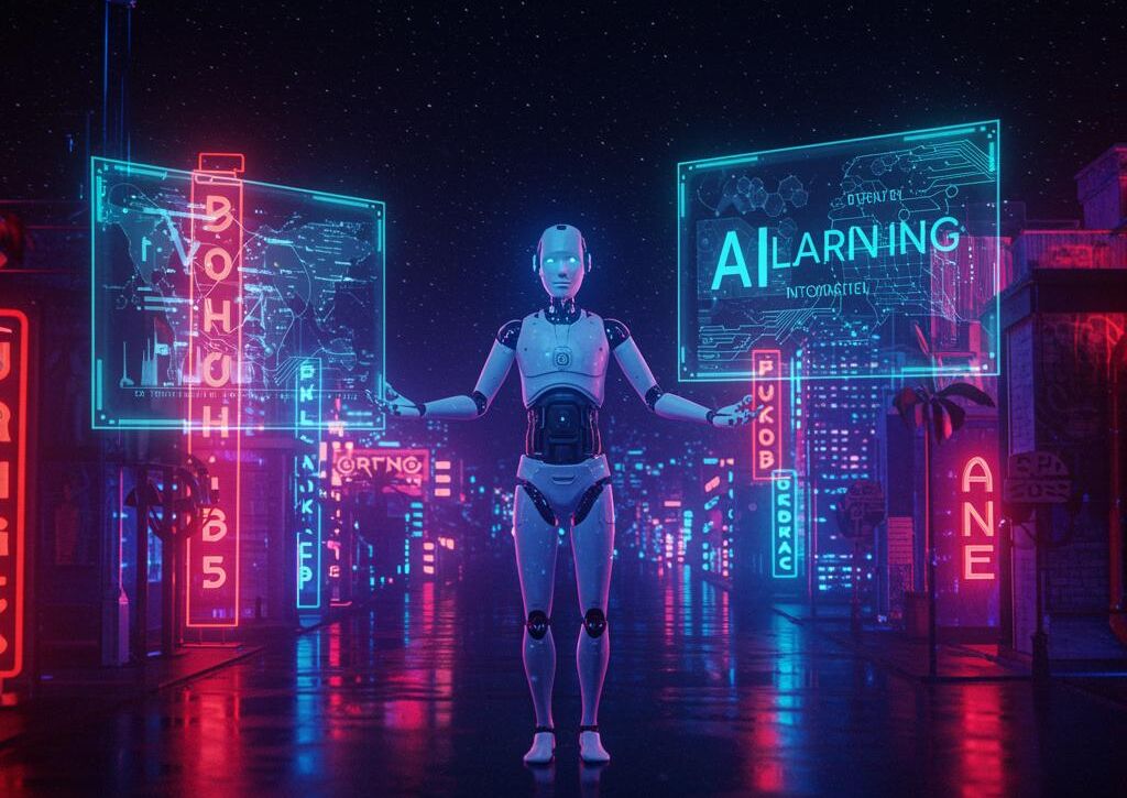 Create a featured image for a post about: AI Tutorial