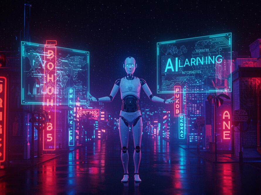 Create a featured image for a post about: AI Tutorial