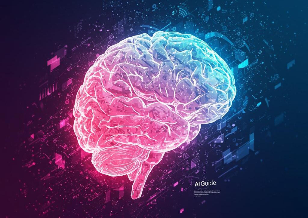 Create a featured image for a post about: AI Guide
