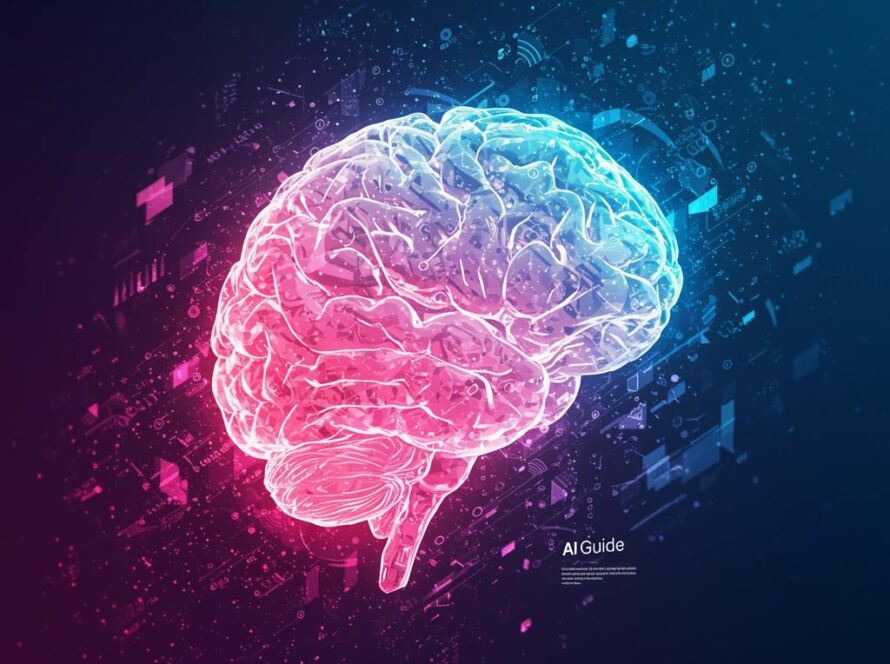 Create a featured image for a post about: AI Guide