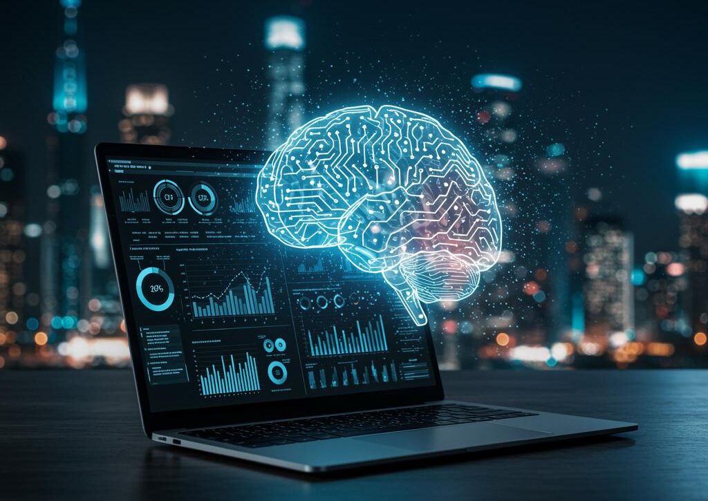 Create a featured image for a post about: AI Review