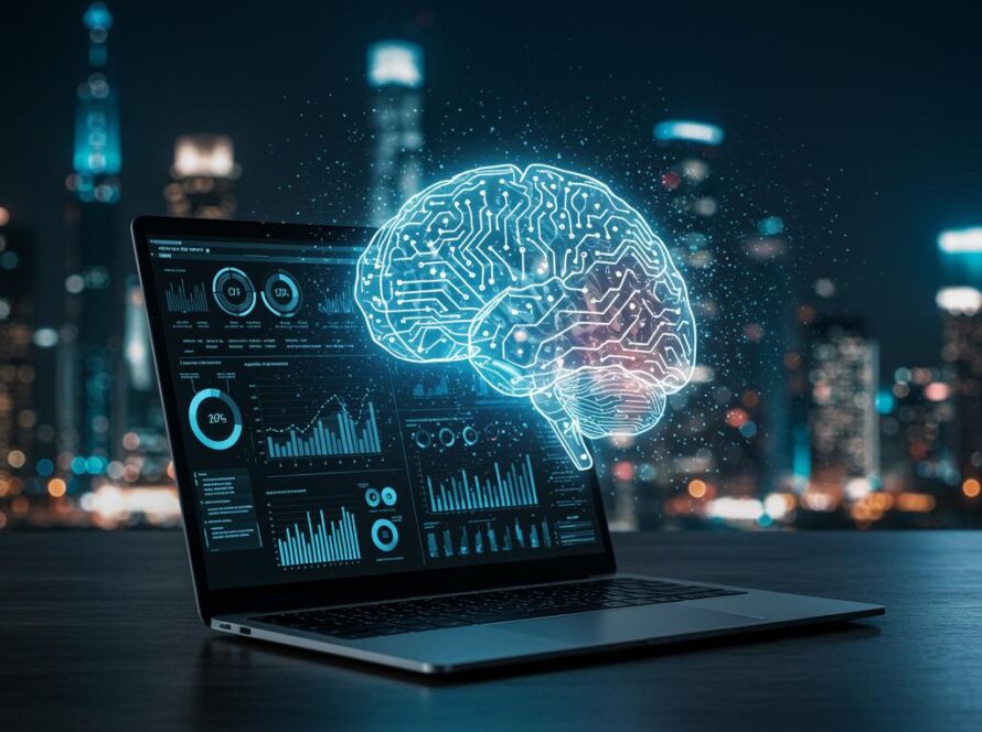 Create a featured image for a post about: AI Review